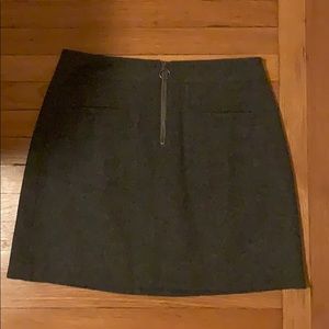 Madewell grey skirt